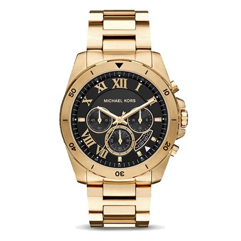 michael kors watch men's black and gold|michael kors gold diamond watch.